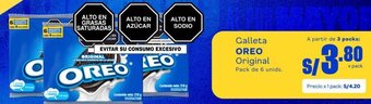 Makro Galleta OREO Original Pack de 6 unids. oferta