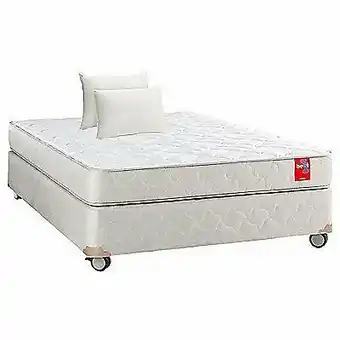 Tottus Cama americana beat 2 plazas + 2 almohadas oferta