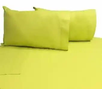Tottus Juego de sabanas verde 2 plz algodón oferta