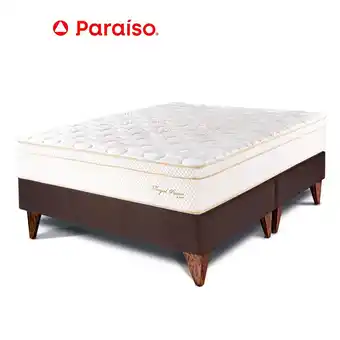 Cama europea royal prince queen chocolate