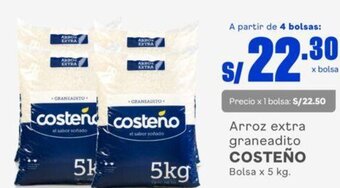Makro Arroz extra graneadito COSTEÑO Bolsa x 5 kg. oferta