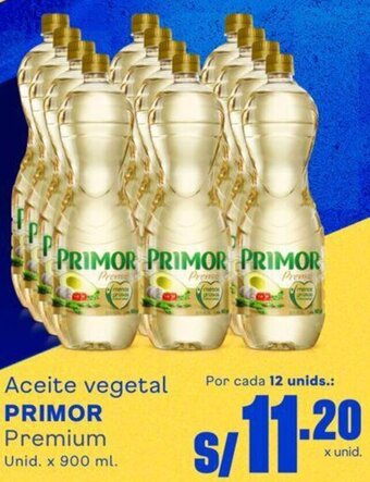 Makro Aceite vegetal PRIMOR Premium Unid. x 900 ml. oferta