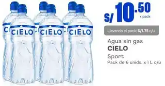 Makro CIELO Sport Pack de 6 unids. x 1 L c/u oferta