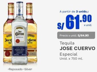 Makro Tequila JOSE CUERVO Especial Unid. x 750 ml. oferta