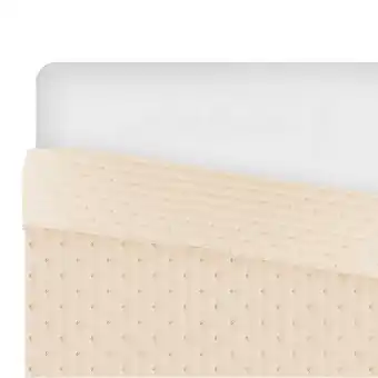 Tottus Cubrecama water wash 2plz beige oferta