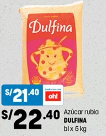 Plaza Vea Azúcar rubia DULFINA blx 5 kg oferta