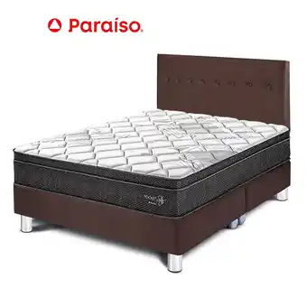 Tottus Dormitorio pocket star king chocolate oferta