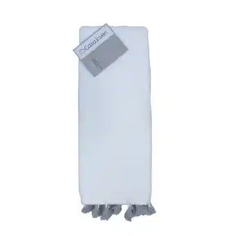 Tottus Toallas visita flecos gris oferta