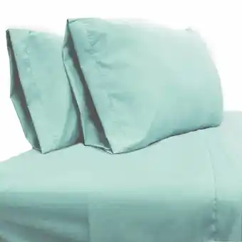 Tottus Juego de sabanas aqua 2 plz 150 hilos oferta