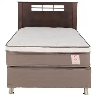 Tottus Cama 1.5 plaza new style 6 + cabecera veron oferta