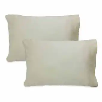 Tottus Fundas de almohada set x 2 beige algodón oferta