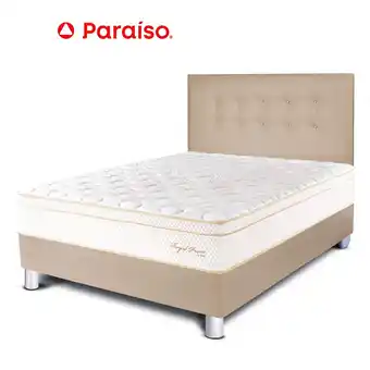 Tottus Dormitorio royal prince 2 plazas champagne oferta