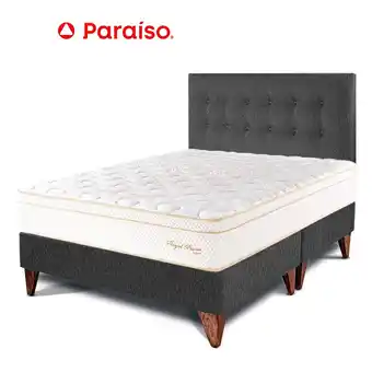 Tottus Dormitorio eu royal prince queen gris oferta