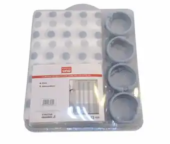 Tottus Cortina de bano c gancho celeste pu oferta
