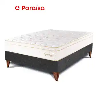 Tottus Cama europea royal prince 2 plazas acero oferta