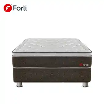 Tottus Cama americana boreal 1.5 plazas + 1 almohada oferta