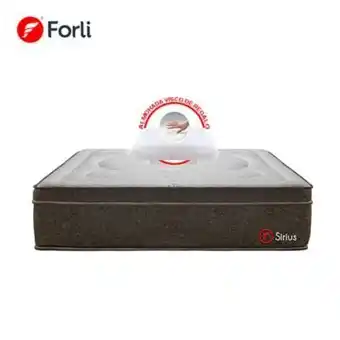 Tottus Colchón sirius 1.5 plazas + 1 almohada + protector oferta