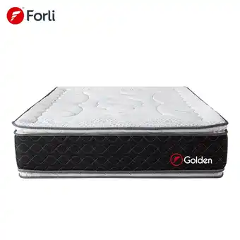 Tottus Colchón beauty dream golden queen + 2 almohadas + protector oferta