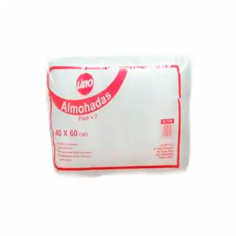 Tottus Pack x 2 almohada 40 x 60 cm notex oferta