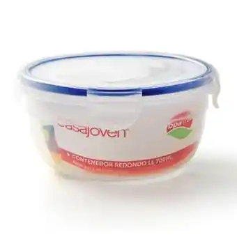 Tottus Contenedor redondo ll 700ml oferta