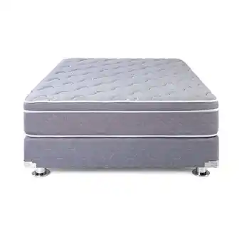 Tottus Box tarima + colchón amets 1.5 plazas + 01 almohada + protector oferta