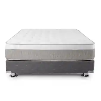 Tottus Box tarima + colchón dinamic queen + 02 almohadas + protector oferta