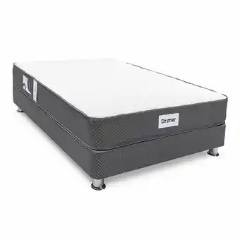 Tottus Cama americana xeon 2 plazas + 02 almohadas oferta