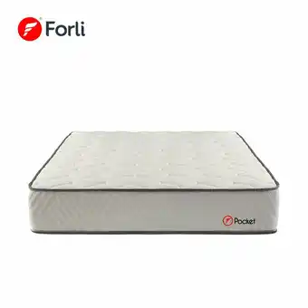 Tottus Colchon forli pocket 1.5 plaza + 01 almohada + 01 protector oferta