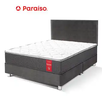 Tottus Dormitorio super star queen acero oferta