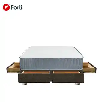 Tottus Cama capella 4 cajones 2 plazas+2 almohadas + protector oferta