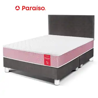 Tottus Dormitorio medallon ergo queen acero oferta