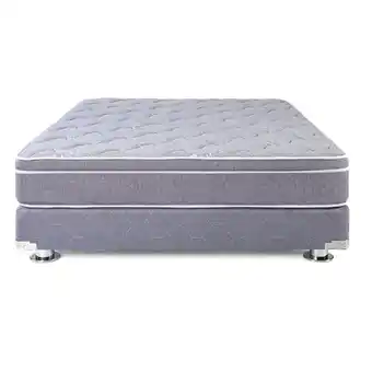 Tottus Box tarima + colchón amets king + 03 almohadas + protector oferta