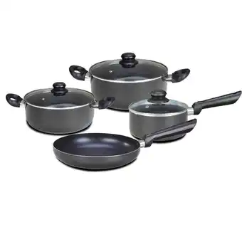 Tottus Juego de ollas x 7 piezas de aluminio antiadherente oferta