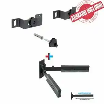 Tottus Combo fiyiano soportes y accesorios negro oferta