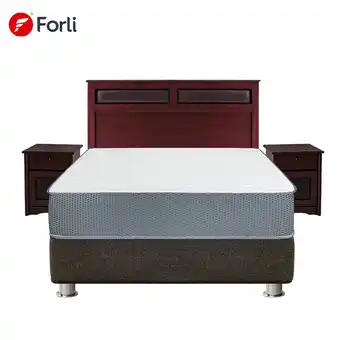 Tottus Dormitorio cesena capella queen + almohada + protector oferta