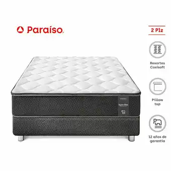 Tottus Cama superstar one side 2 plazas + 2 alm + 1 prot oferta