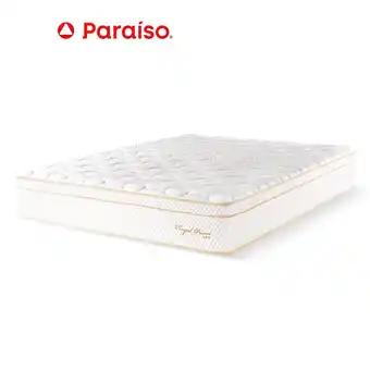 Tottus Colchón royal prince organic queen + 02 almohadas + 01 protector oferta