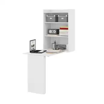 Tottus Armario de pared con mesa blanca oferta