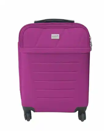 Tottus Maleta dura con bolsa porta laptop delant 360 morado oferta