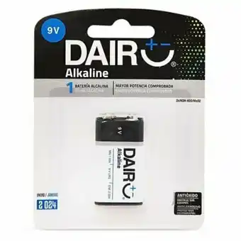 Tottus Pilas alcalinas dairu 9v x 1un oferta