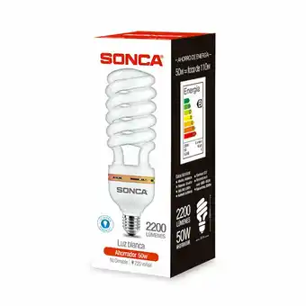 Tottus Foco ahorrador espiral fa85 50w luz blan oferta
