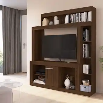 Tottus Centro de tv 50" cedro oferta