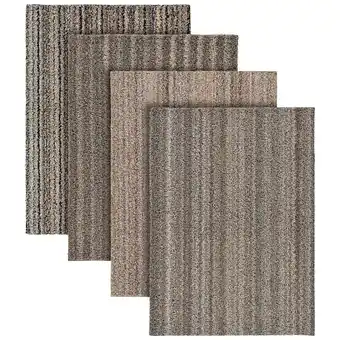 Tottus Alfombra shaggy 150 x 200 cm rayada oferta