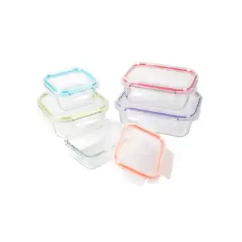 Tottus Set de 5 tapers herméticos de vidrio casa joven oferta