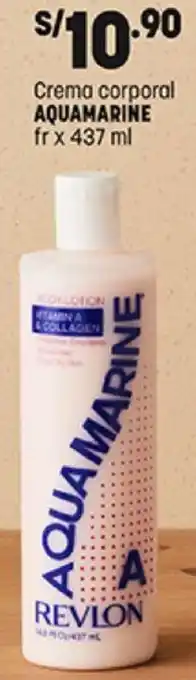 Plaza Vea Crema corporal AQUAMARINE fr x 437 ml oferta