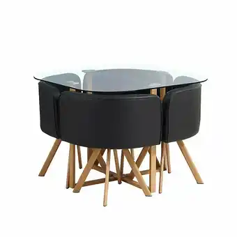 Tottus Juego de comedor verona 4 sillas oferta