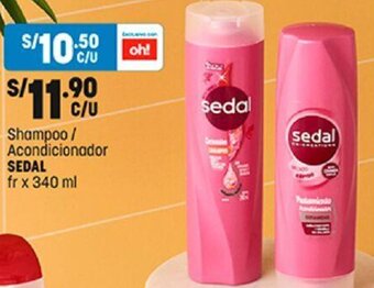 Plaza Vea Shampoo / Acondicionador SEDAL fr x 340 ml oferta