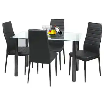 Tottus Juego comedor casa joven kiel vidrio oferta