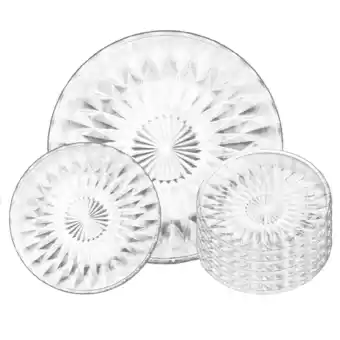 Tottus Set x7 piezas plato de torta y 6 platos 15 cm oferta