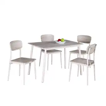 Tottus Juego de comedor aruba 4 sillas oferta